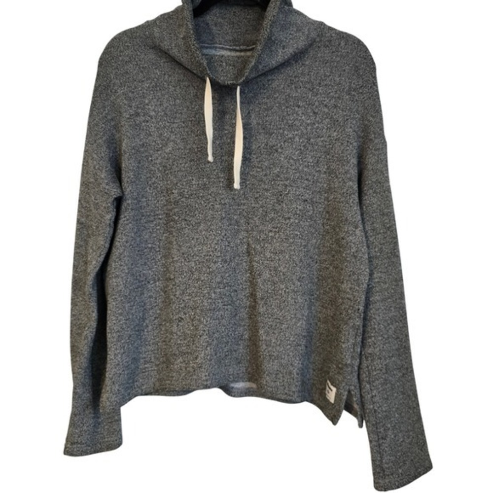 Roots Heather Grey Cowl Neck‎ Pullover Sweater Long Sleeve Casual Size S P